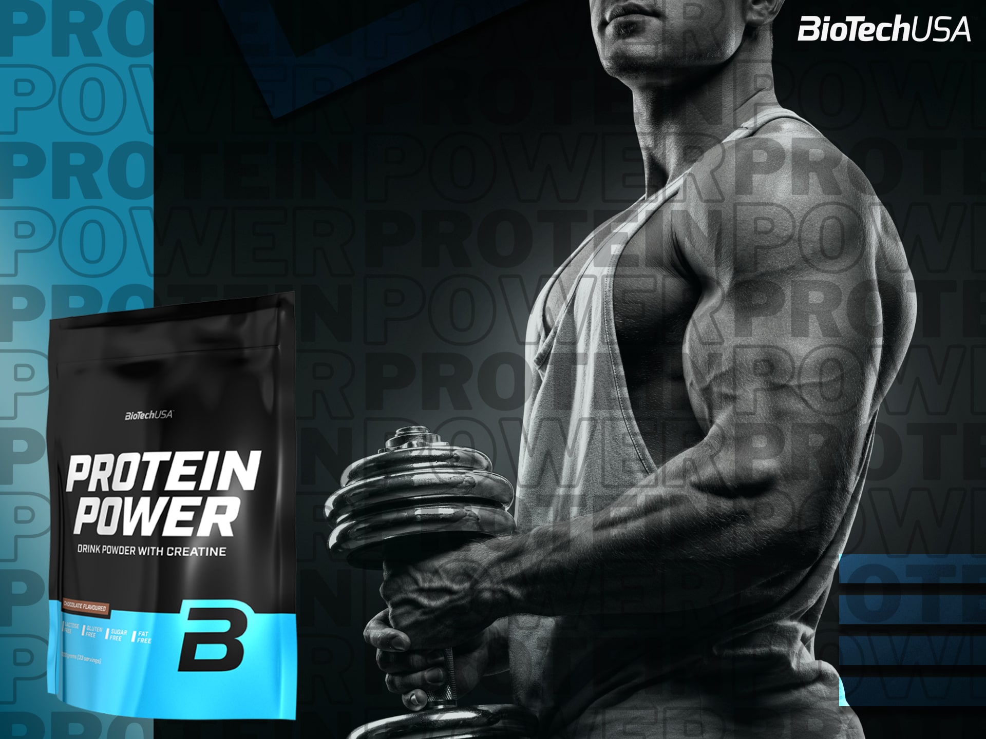 BioTech USA Protein Power - 1000g