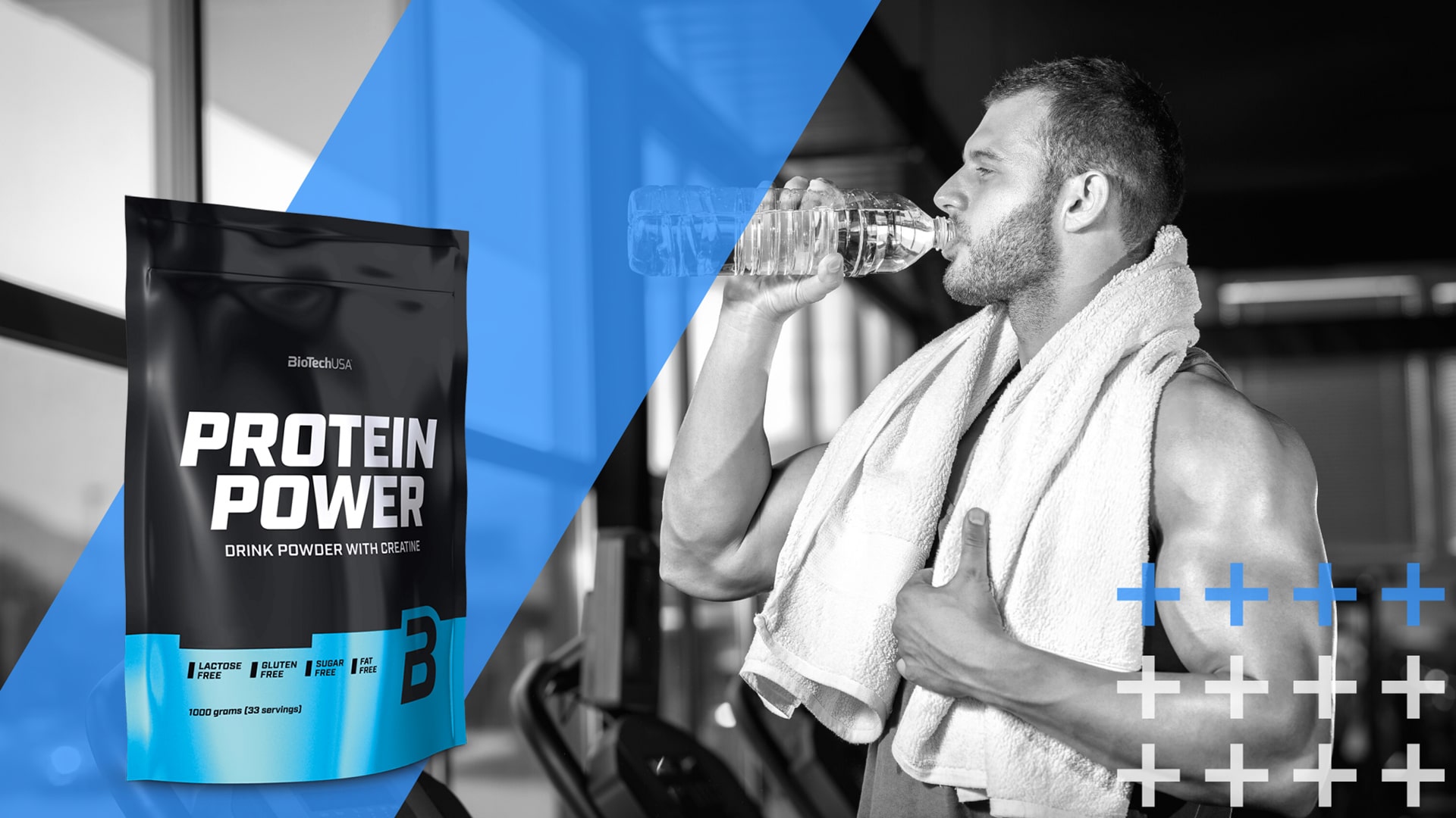 BioTech USA Protein Power - 1000g papildas