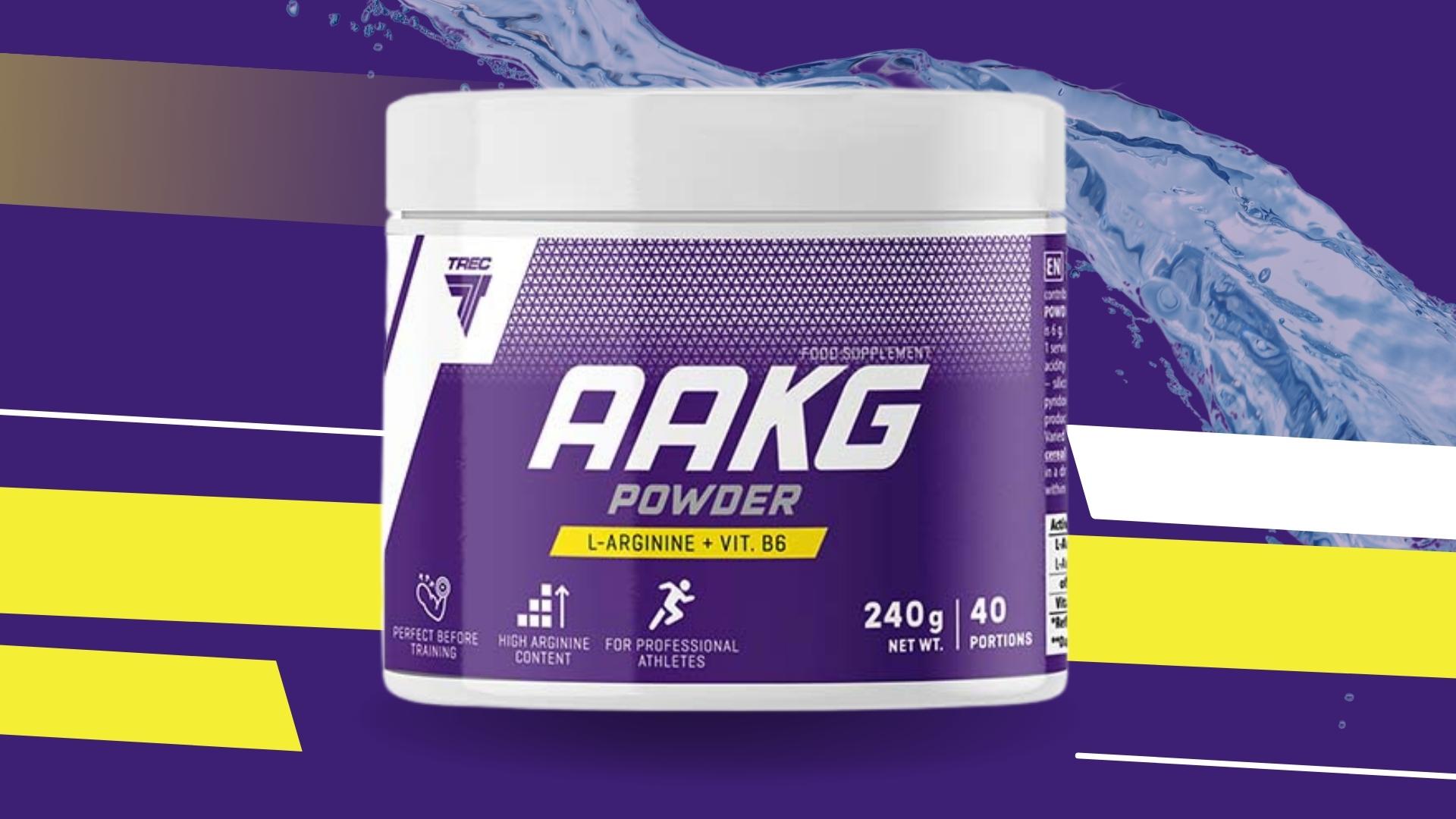 trec aakg powder 240g pompa mięsnie przedtreningówka