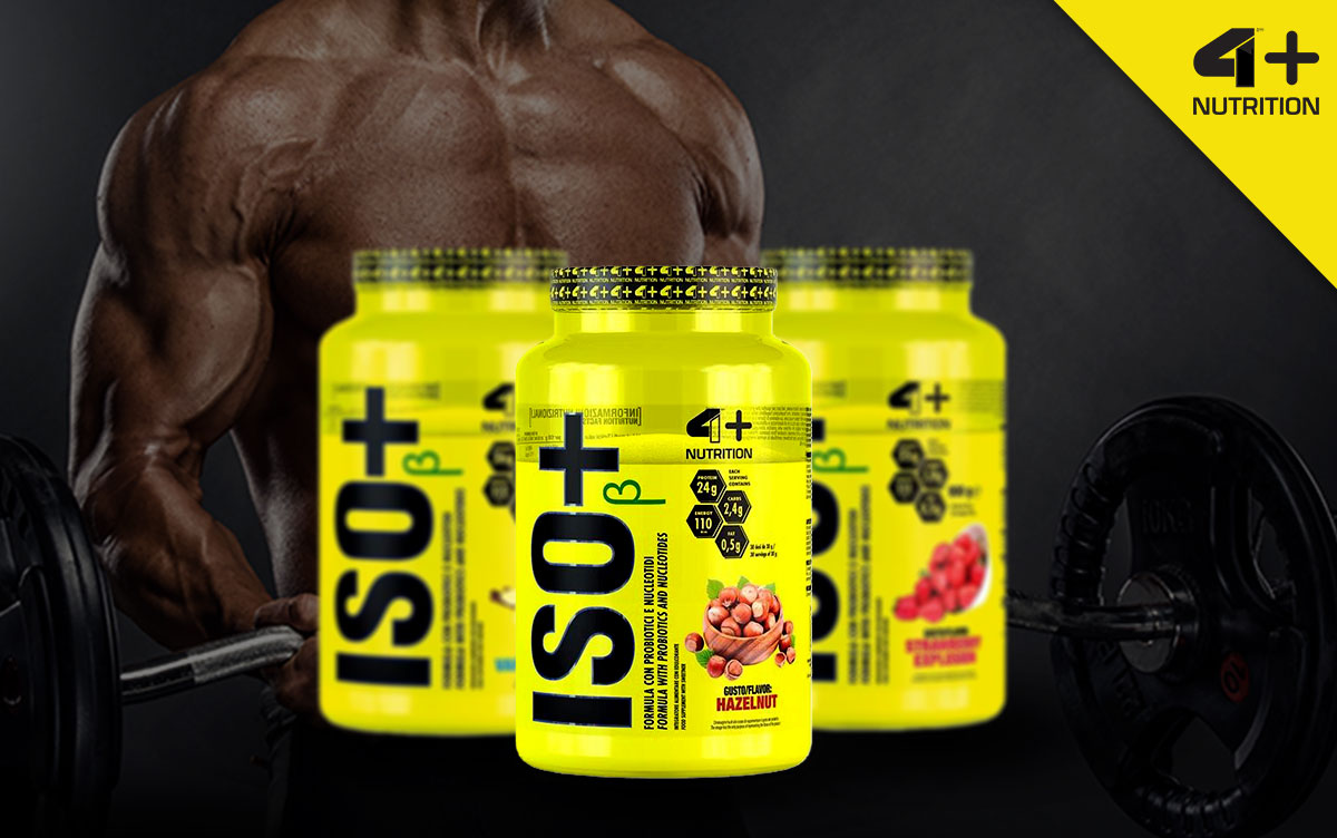4+ NUTRITION Iso+ Probiotics - 900g pompa
