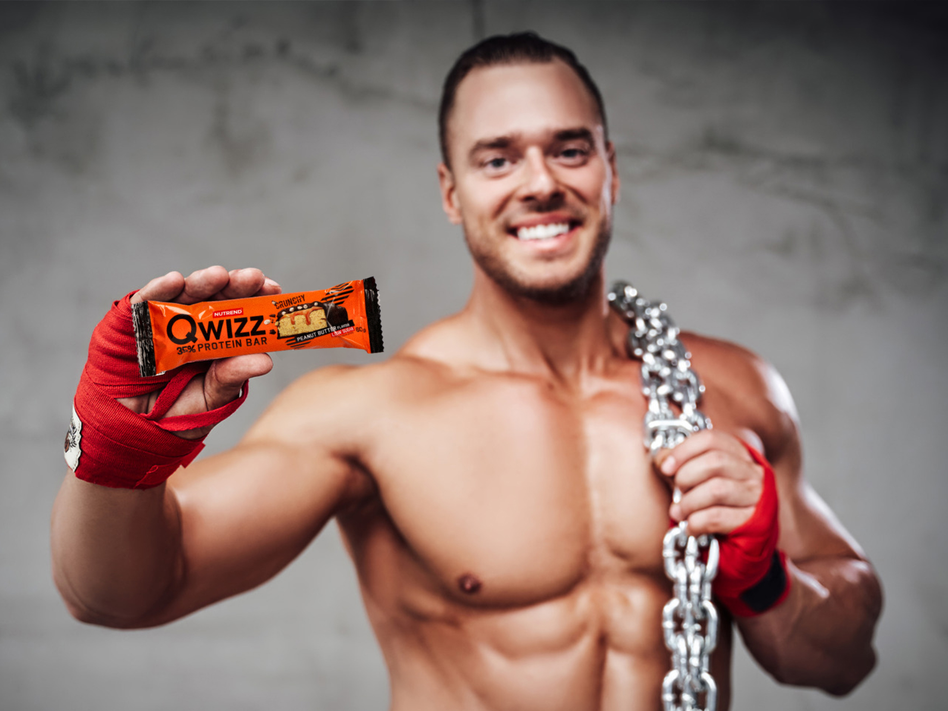 NUTREND Baton QWIZZ Protein Bar - 60g PROTEIN BAR