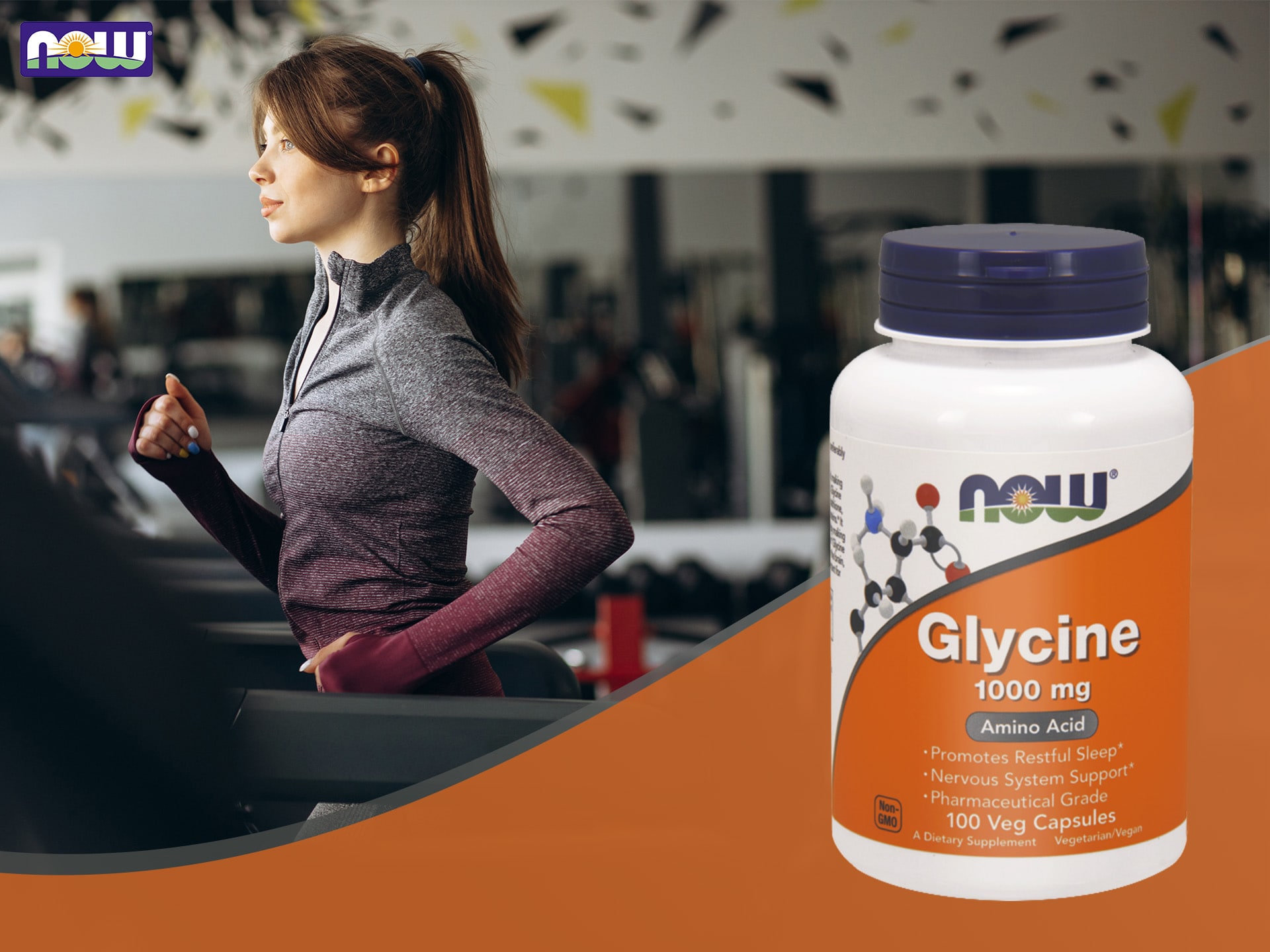 NOW - Glicyna - wsparcie regeneracji, dobre samopoczucie