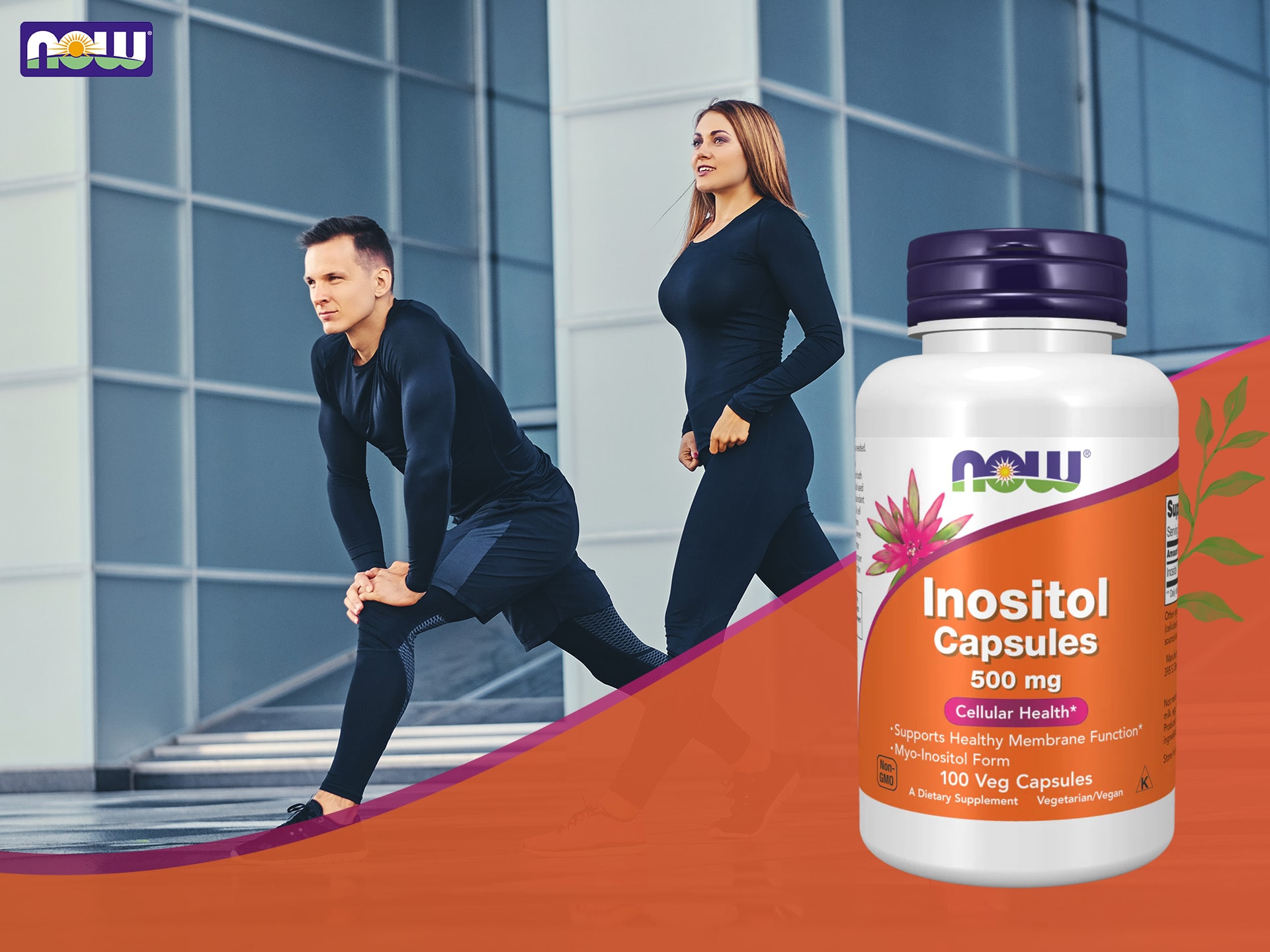 NOW - Inositol - inozytol - koncentracijos palaikymas, savijautos gerinimas