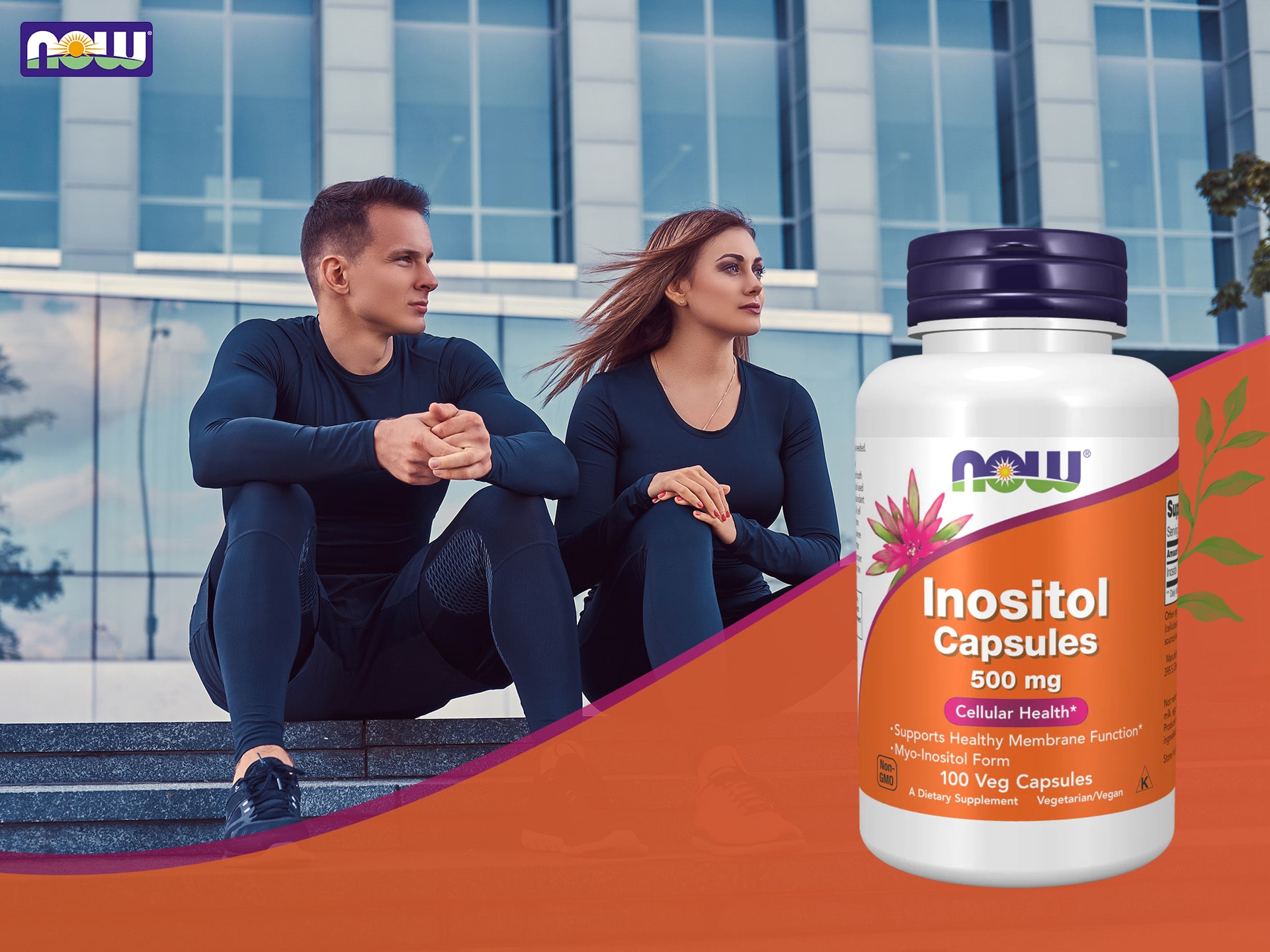 NOW - Inositol - inozytol - koncentracijos palaikymas, savijautos gerinimas