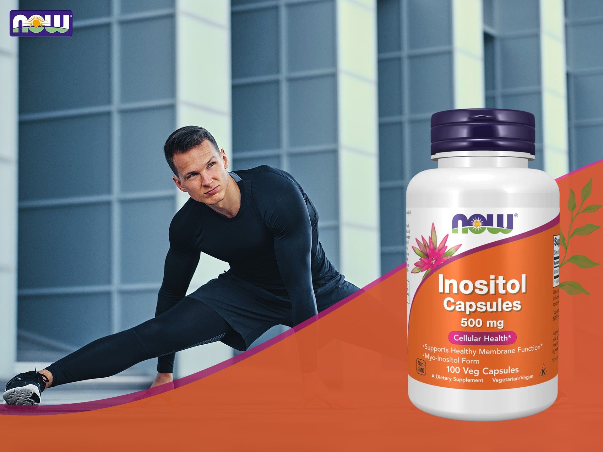 NOW - Inositol - inozytol - koncentracijos palaikymas, savijautos gerinimas