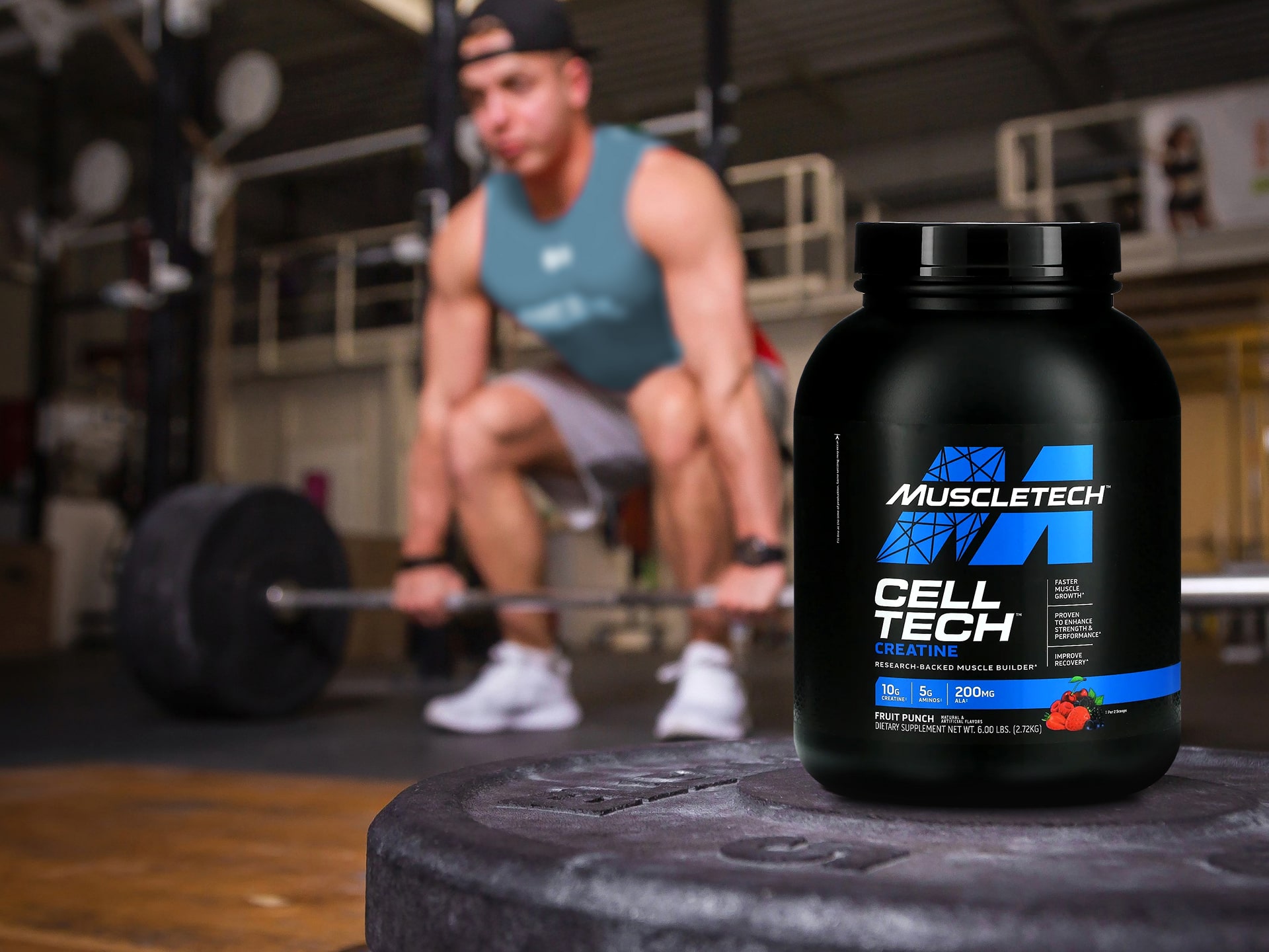 MuscleTech - odżywka Cell Tech kreatyna, węglowodany, BCAA
