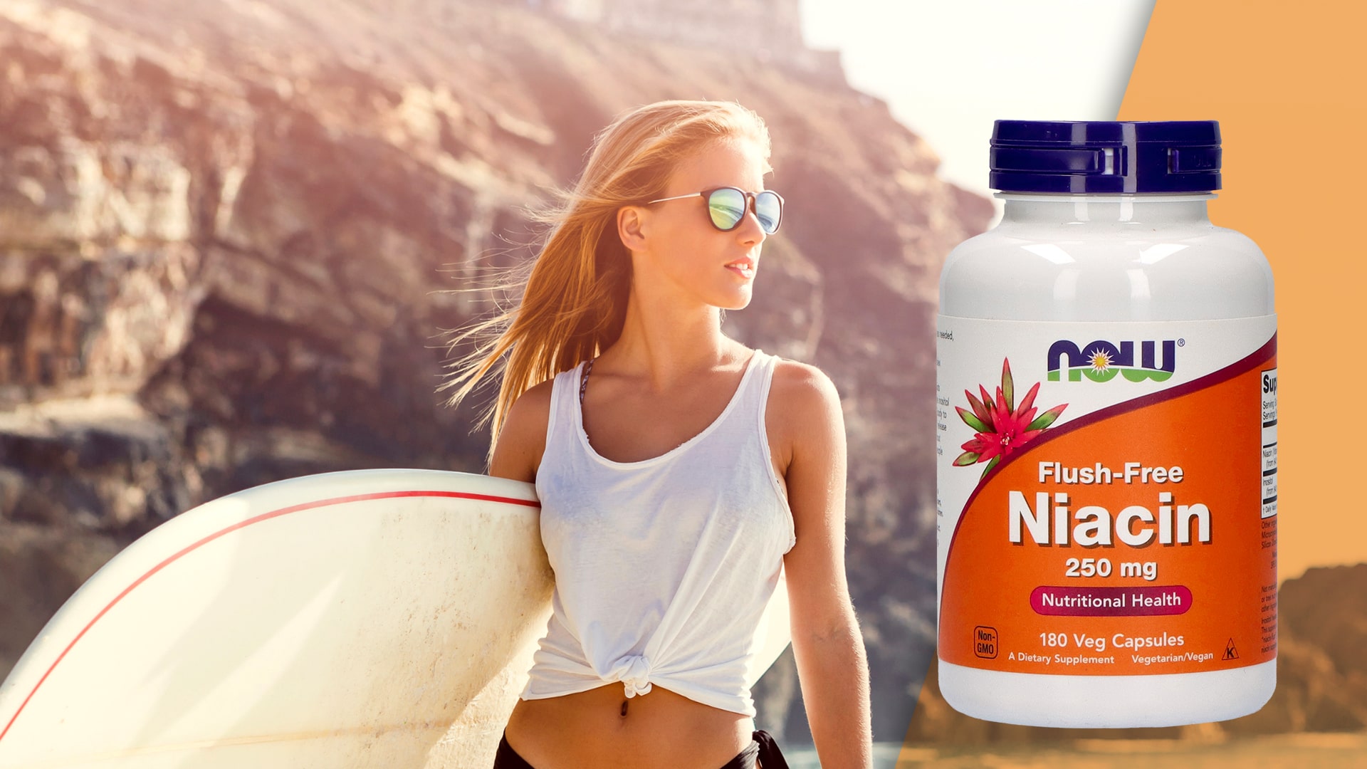 NOW - niacinas be paraudimo rizikos 180vcaps