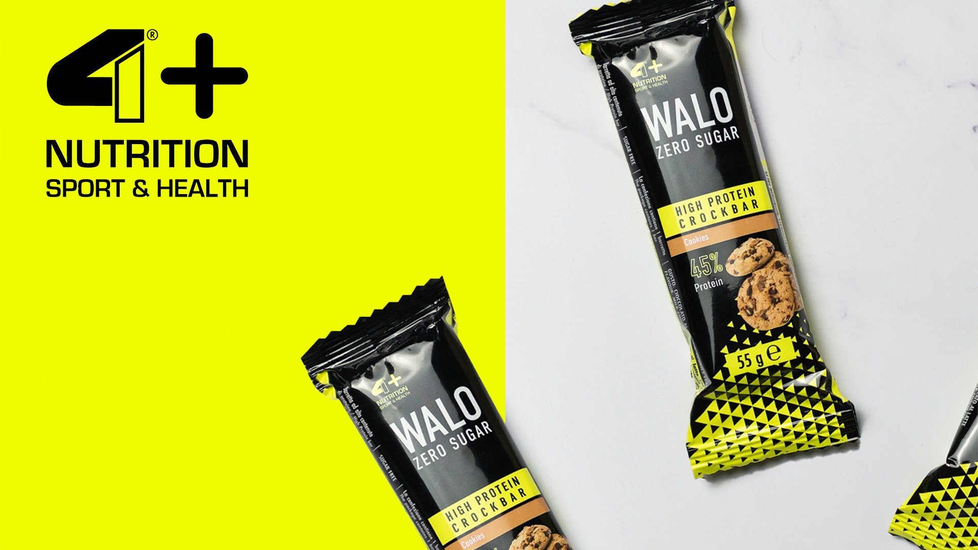 Walo Zero Sugar Protein Bar - didelės baltymų sudėties baltyminis batonėlis be pridėto cukraus