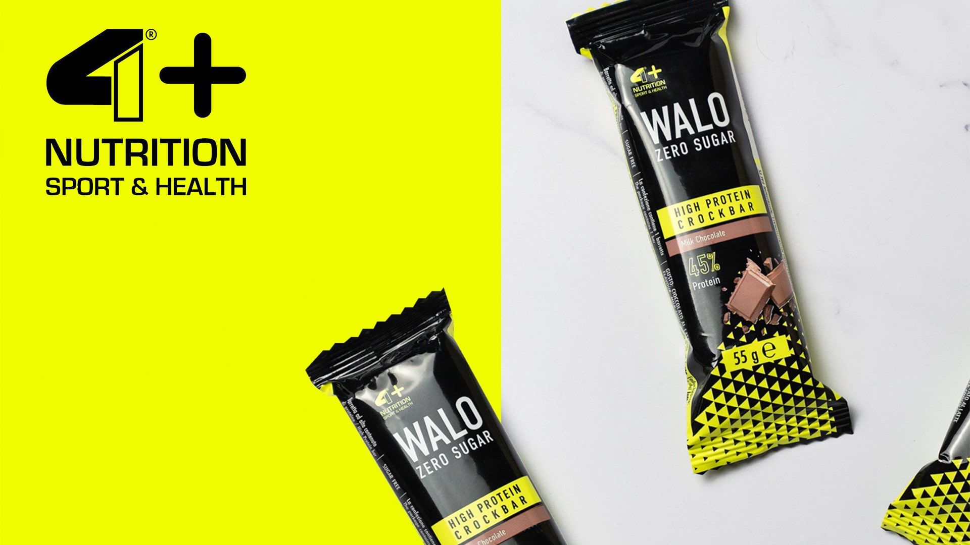 Walo Zero Sugar Protein Bar - aukšto baltymingumo batonėlis be pridėtinio cukraus
