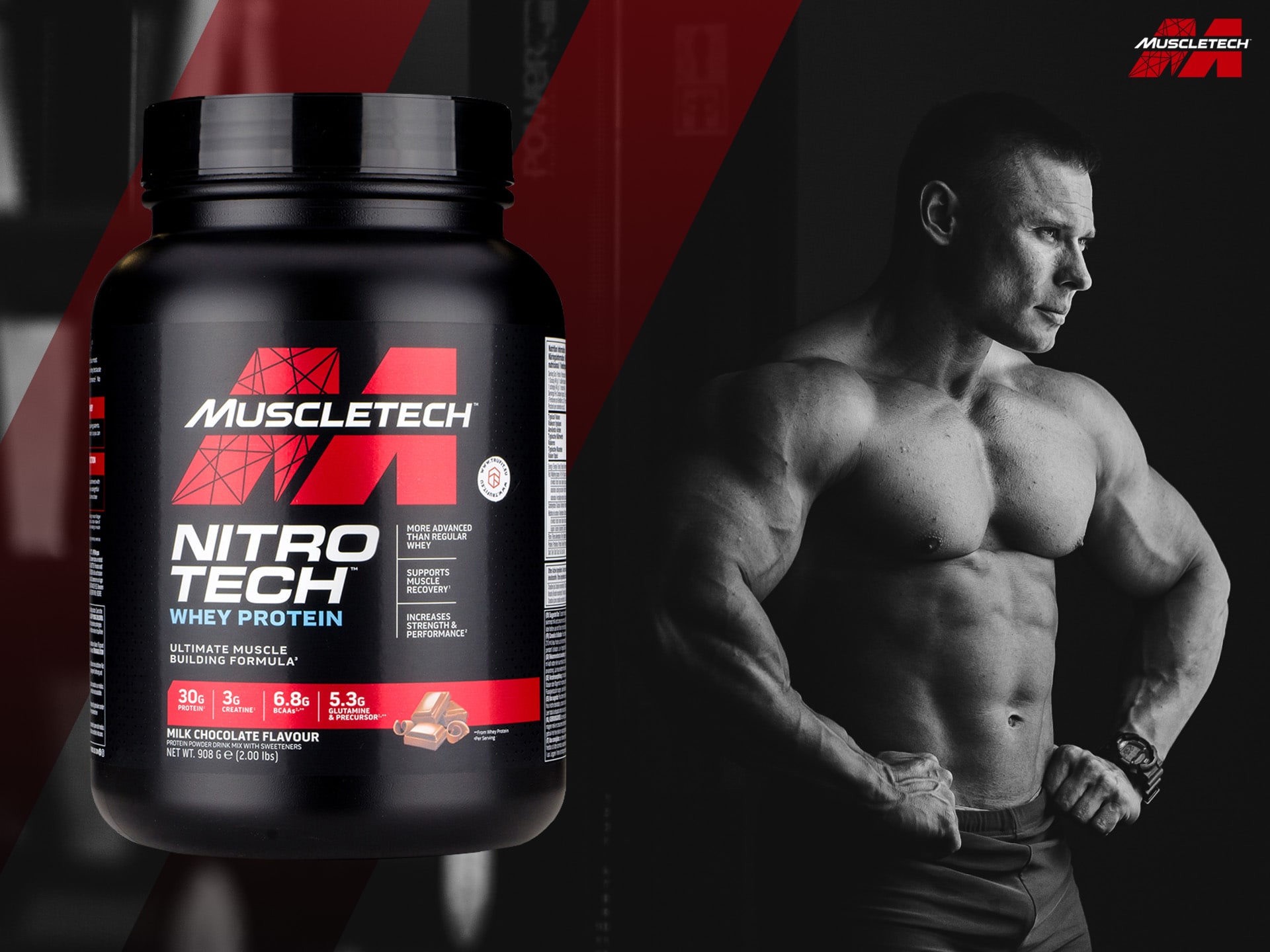 MuscleTech - Nitro Tech Whey Protein