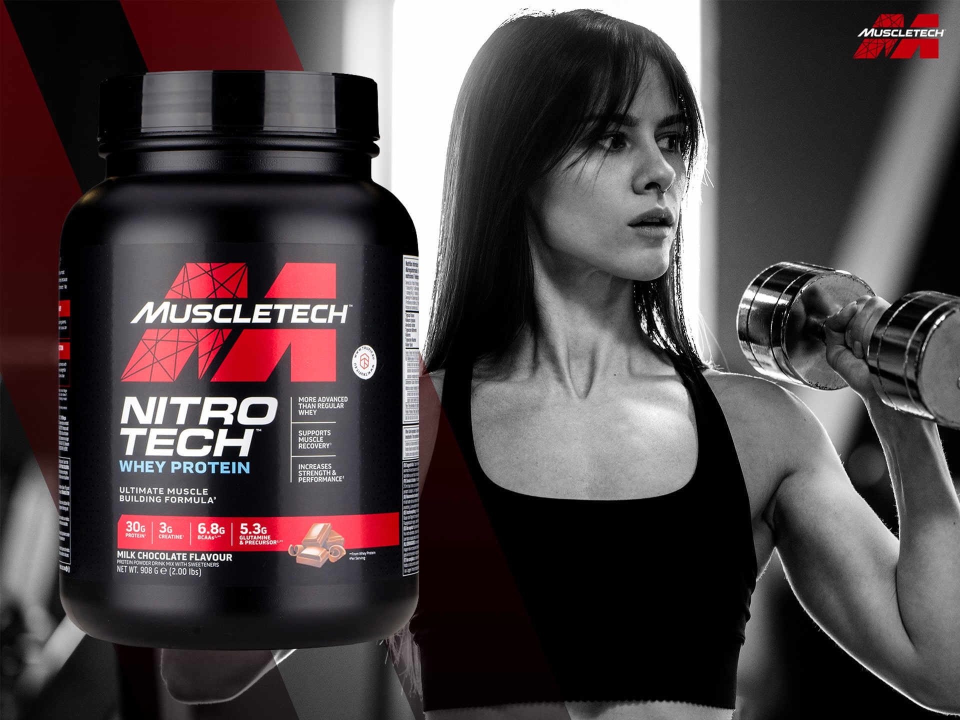 MuscleTech - Nitro Tech Whey Protein