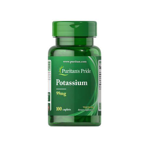 Puritan's Pride Potassium 99mg - 100caps - Kalis